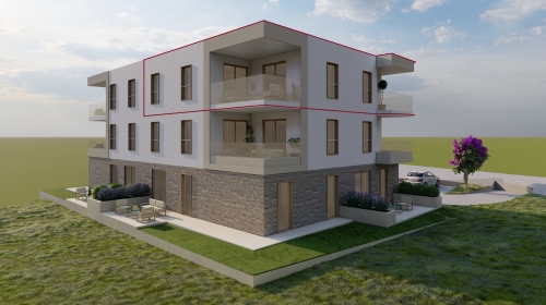 PRILIKA !!! Stan 105,71 m2 u novogradnji | 3 spavaće sobe | 2 parkirna mjesta | Moguća podjela u 2 jedinice | SNIŽENA CIJENA | Dubrovnik okolica, Zvekovica